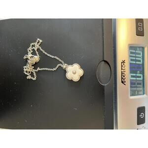 Brighton Dazzling Love White Flower Necklace